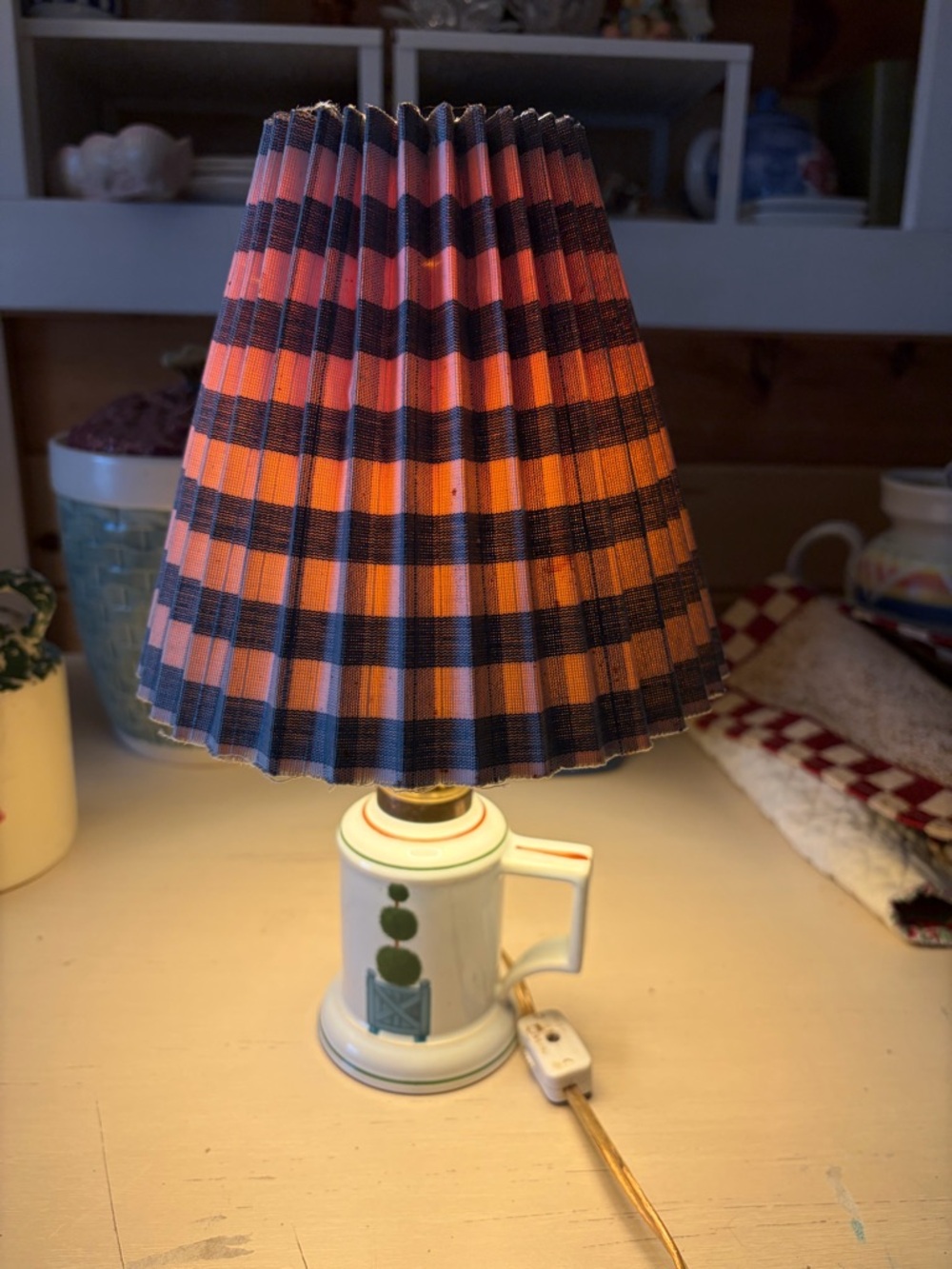 Géo Martel for Pierre Deux mini lamp